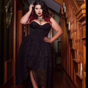 Bisou Lace Bustier Dress